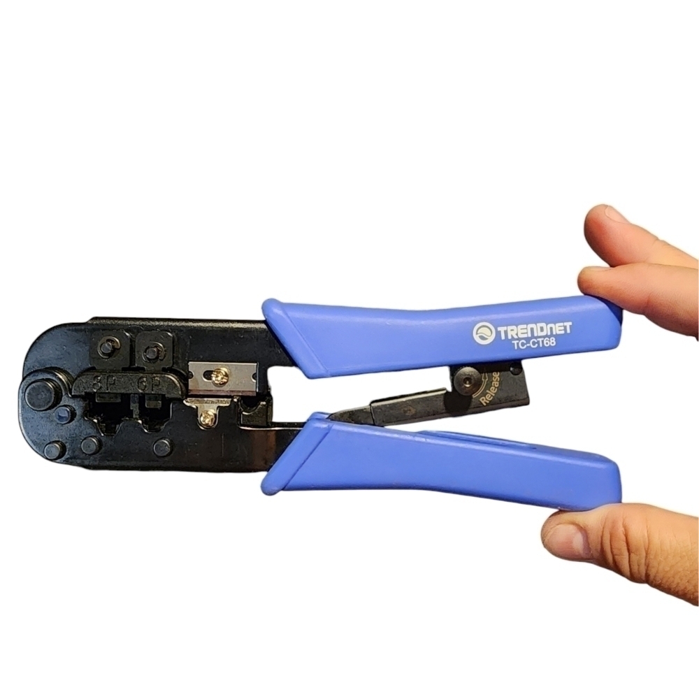 TRENDnet Professional Crimp Tool TC-CT68 network crimp cut cable